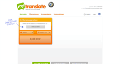 Desktop Screenshot of mytranslate.com